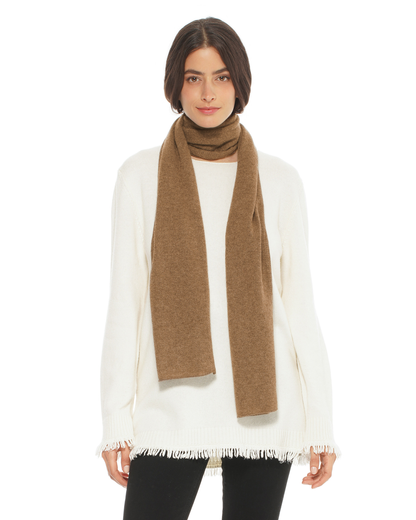 Women's Essential Pure Cashmere Maxi Wide Scarf Camel