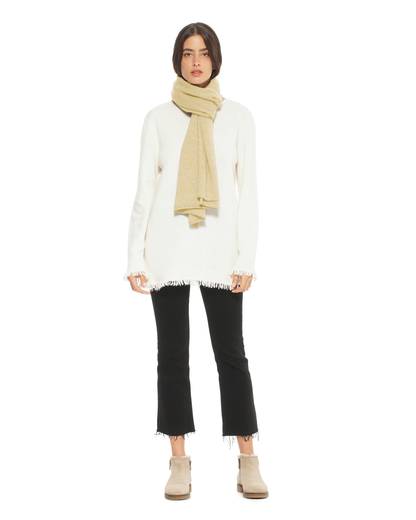 Pure Cashmere Cloud-Soft Scarf Butter Yellow