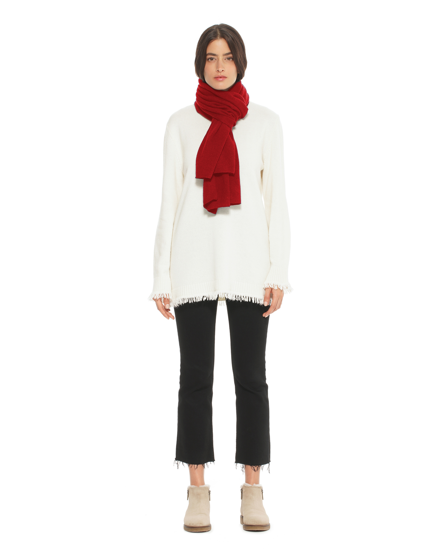 Pure Cashmere Cloud-Soft Scarf Chianti
