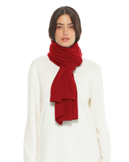 Pure Cashmere Cloud-Soft Scarf Chianti