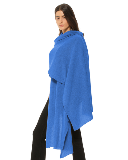 Pure Cashmere Feather-Light Maxi Wrap Stole Jeans