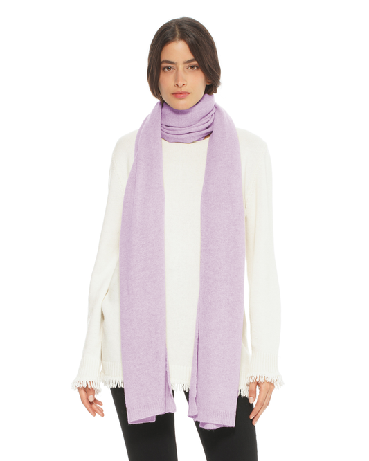 Women's Cashmere Wrap Scarf Lilac