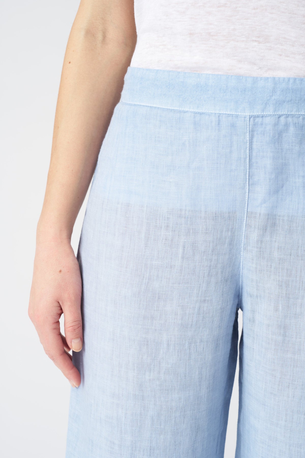 Women's Roma Linen Pants – Sea Soft Fade, view 2