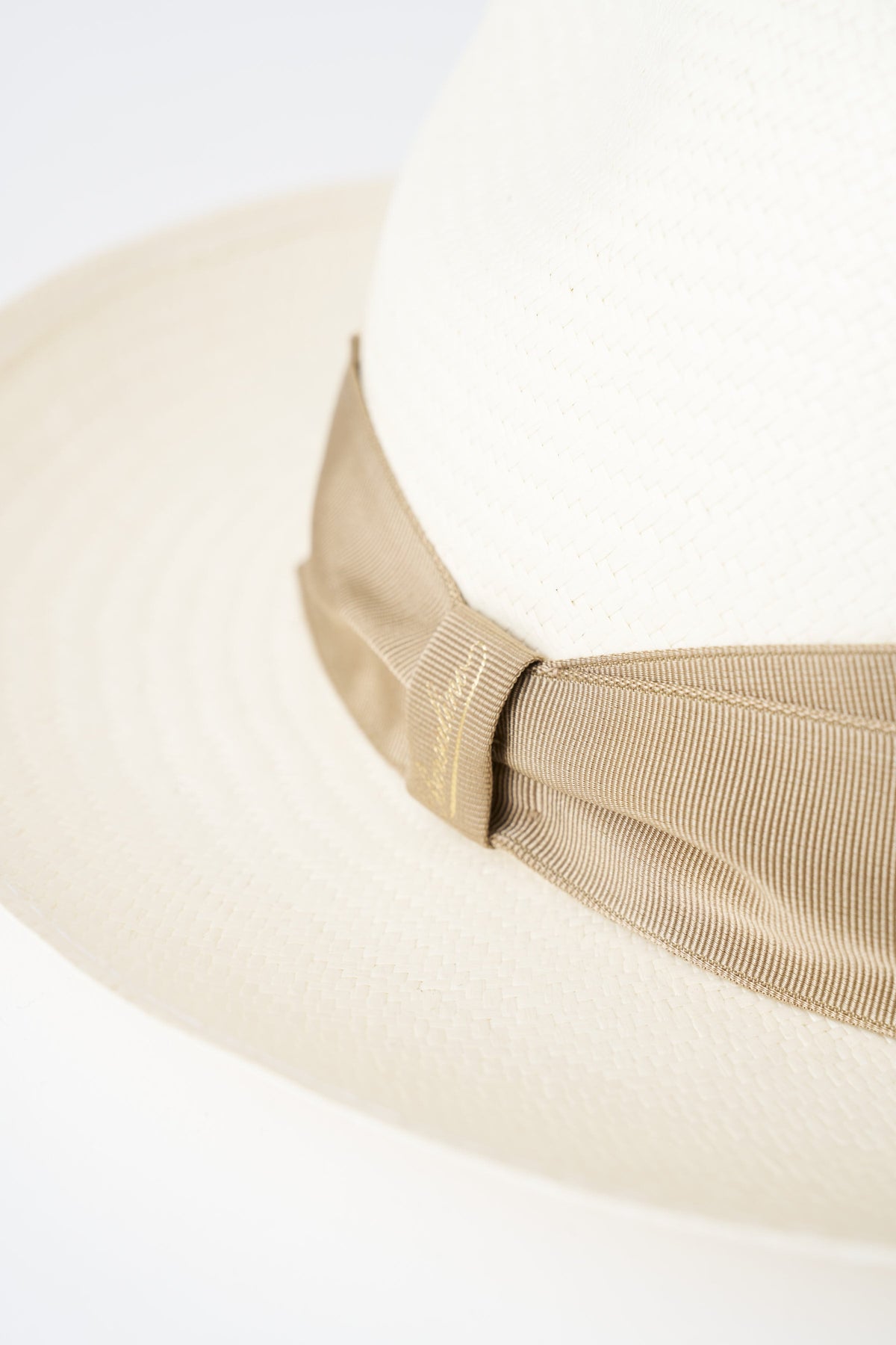 Women's Amedeo Panama Hat by Borsalino – Beige, view 2