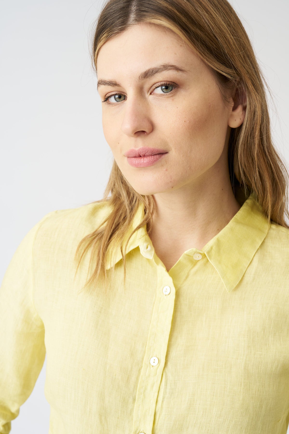Women's Bria Linen Shirt – Sun Soft Fade, view 2