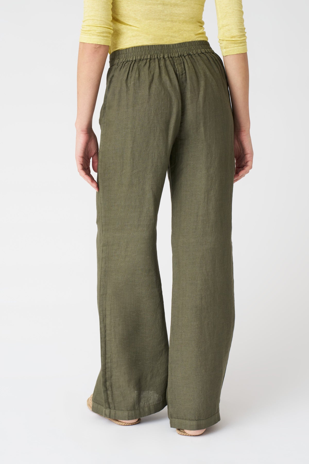 Women's Roma Linen Pants – Caffe Soft Fade, view 4