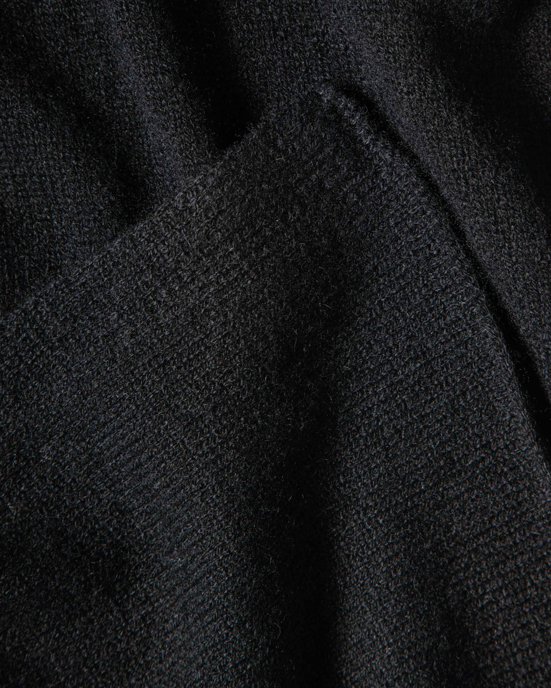 Monticelli Pure Cashmere Maxi Scarf Made In Italy Black 4