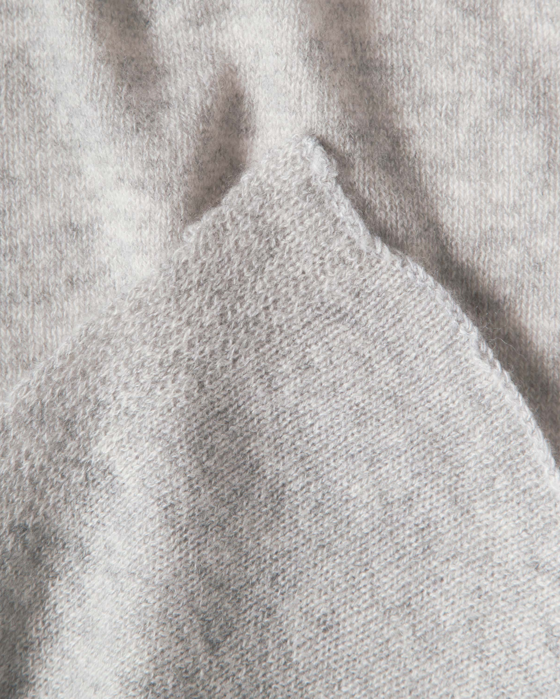 Women's Pure Cashmere Maxi Wrap Light Grey Made In Italy 6