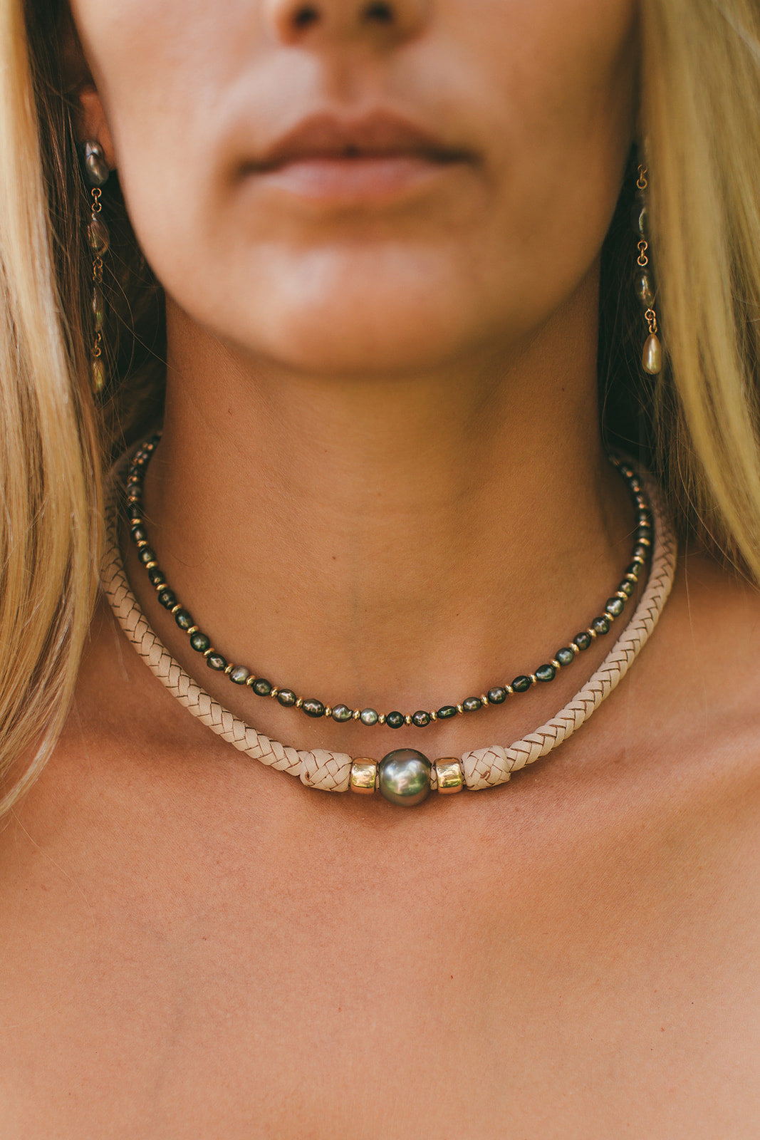 MAUPITI TAHITIAN PEARL 14KT GOLD CHOKER