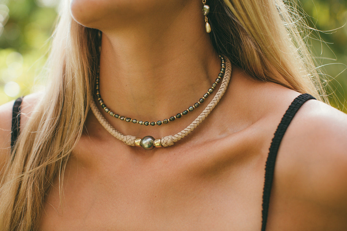 MAUPITI TAHITIAN PEARL 14KT GOLD CHOKER