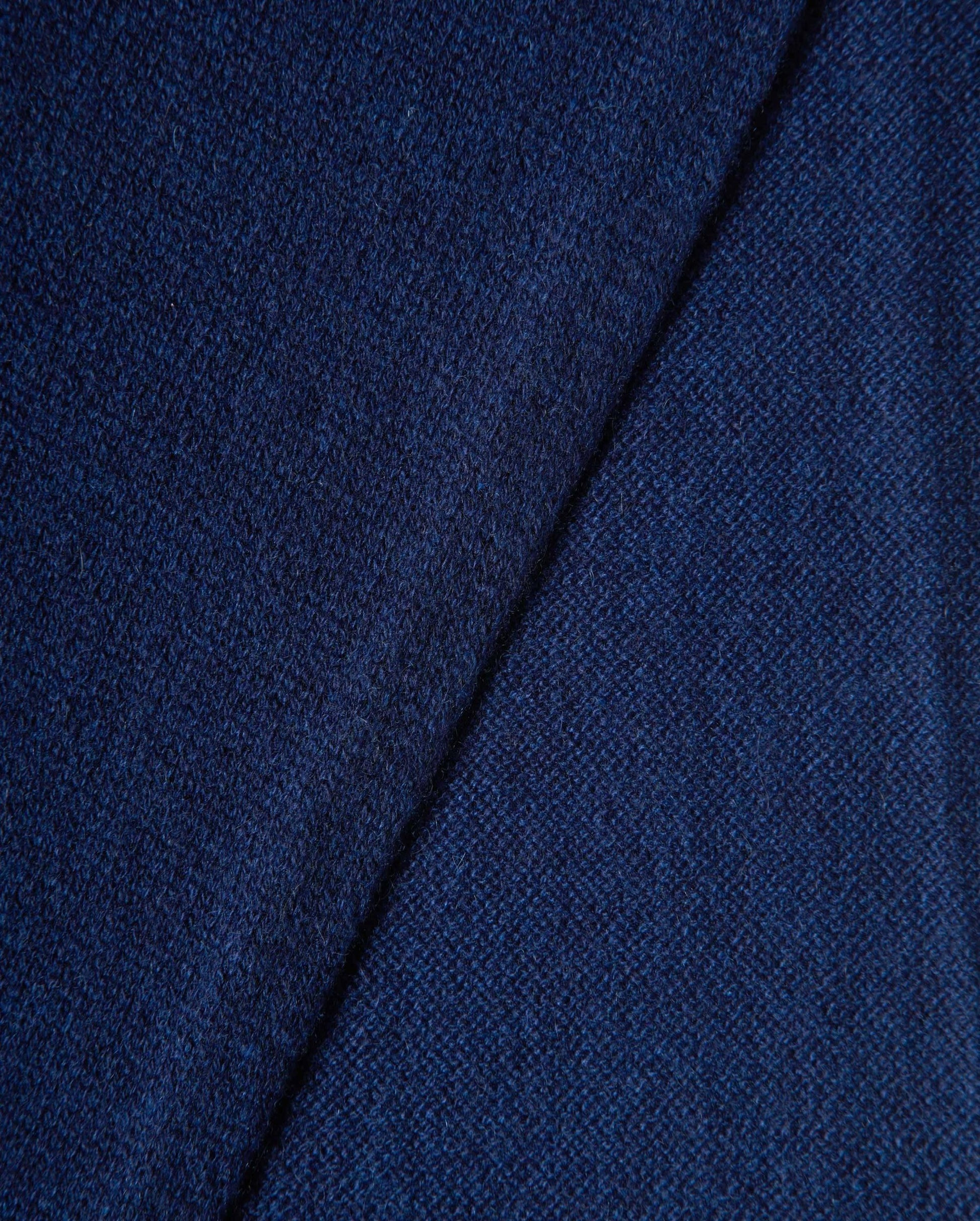 Monticelli Pure Cashmere Plain Knit Scarf Made In Italy Blue 4