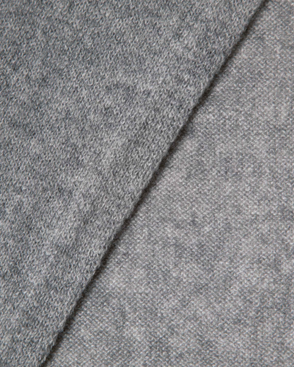 Monticelli Pure Cashmere Plain Knit Scarf Made In Italy Milk White 4