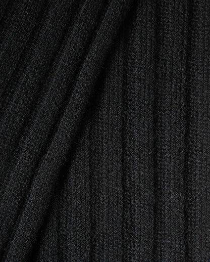 Close-up of black textured fabric