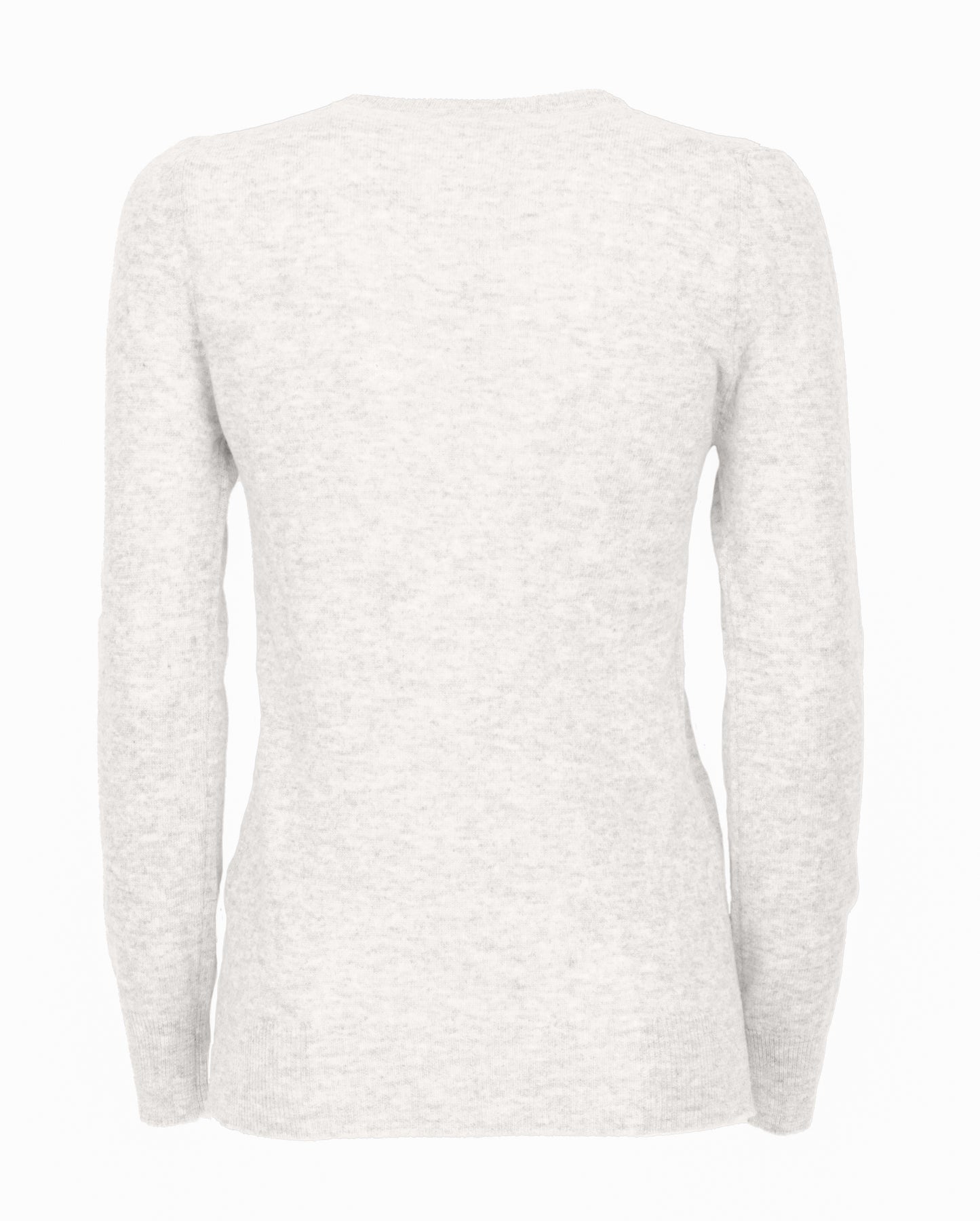 NEW FALL 24 - Women's Pure Cashmere Crewneck Cardigan Off-White