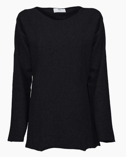 NEW FALL 24 - Women's Cashmere Maxi Lounge Boatneck Black