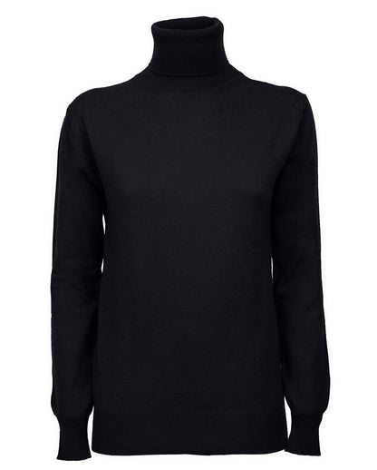 NEW FALL 24 - Women's Pure Cashmere Turtleneck Sweater Black