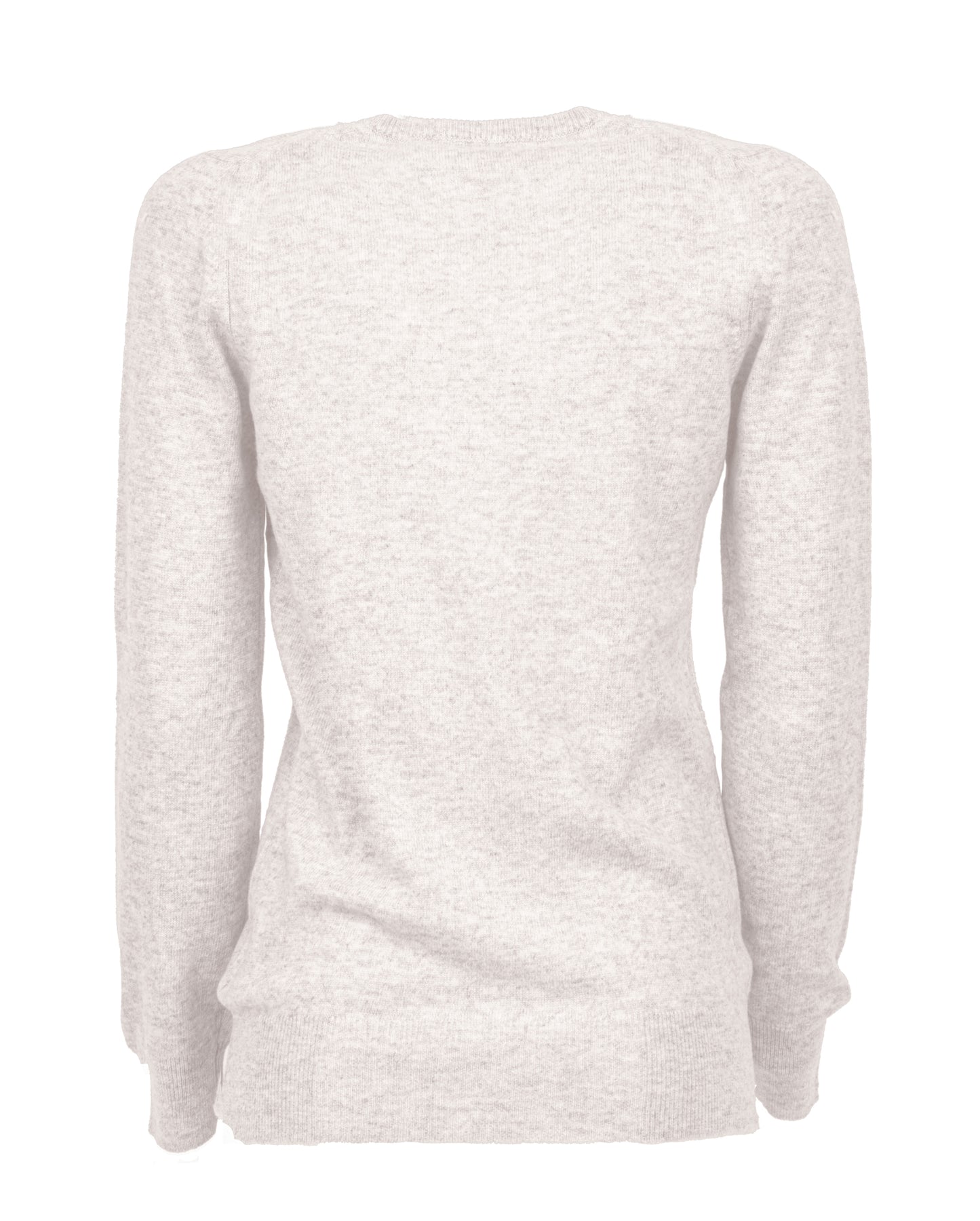 NEW FALL 24 - Women's Pure Cashmere V-Neck Sweater Off White