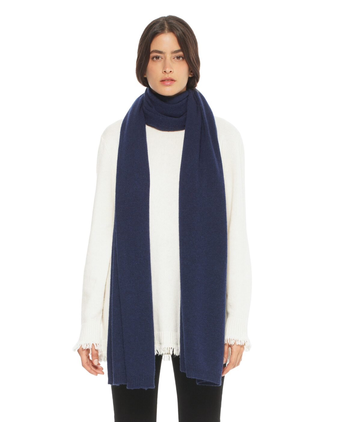 Monticelli Women's Cashmere Wrap Scarf Made In Italy Blue 1